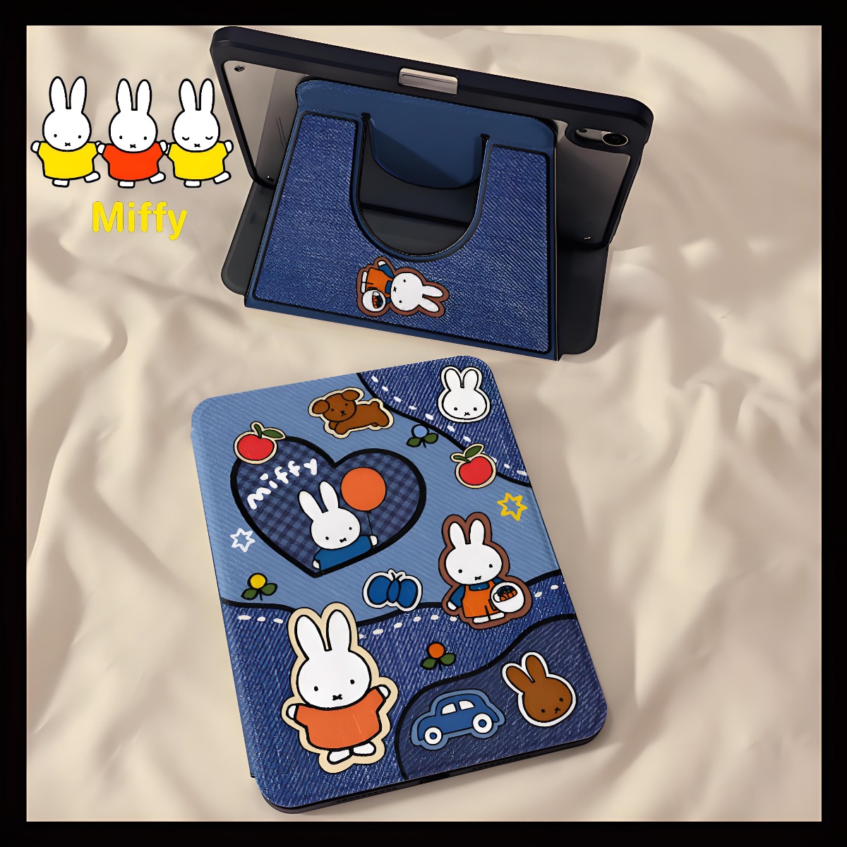 Boox Tablet Accessories - Kawaii Miffy Rabbit Tablet Case Balloon