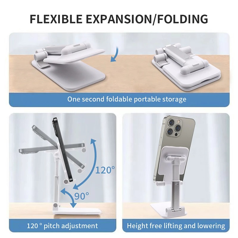 Desktop Phone Holder Stand Tab - Tablet Stand Adjustable ulasan dan harga
