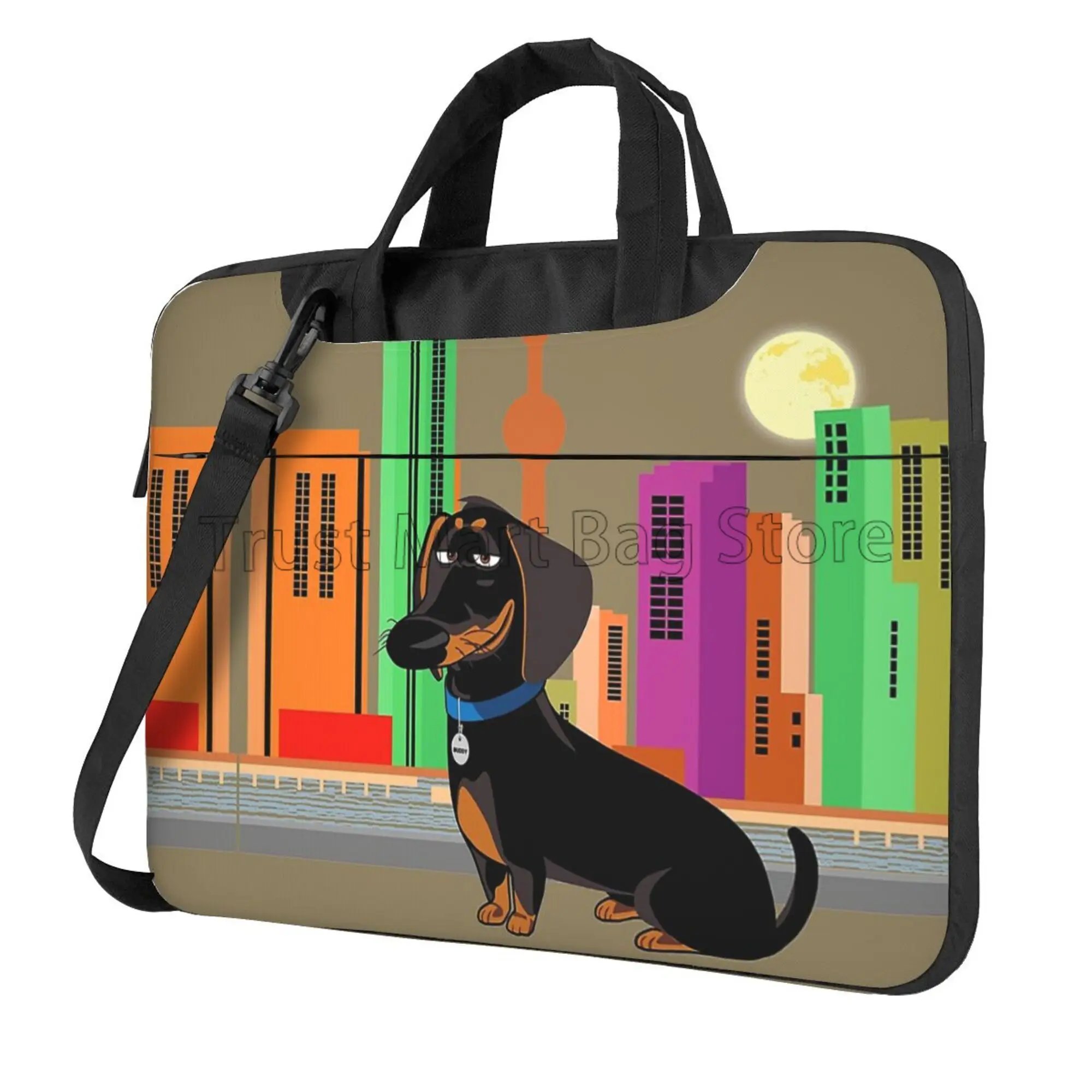 Cute Dachshund Print Laptop Ca - Boox Tablet Accessories ulasan dan harga