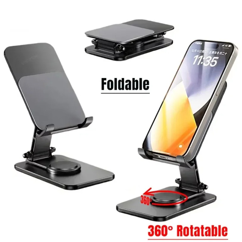 Universal Metal 360° Rotatable - Tablet Stand Adjustable ulasan dan harga