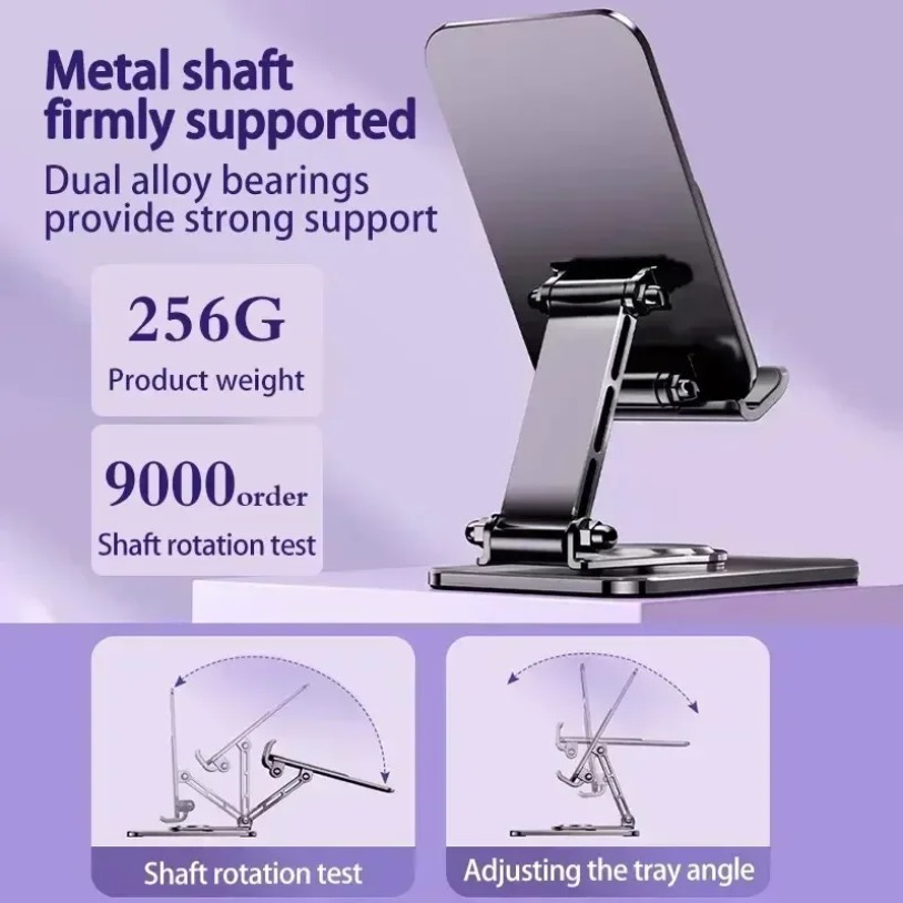 Universal Metal 360° Rotatable - Tablet Stand Adjustable ulasan dan harga
