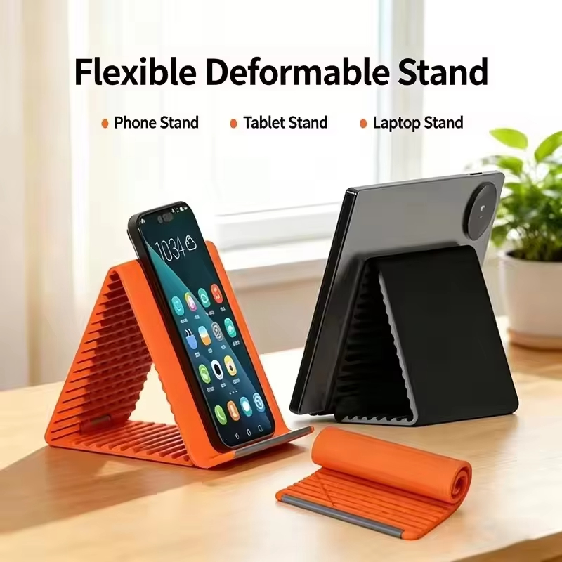 Portable Silicone Mobile Phone - Tablet Stand Adjustable ulasan dan harga