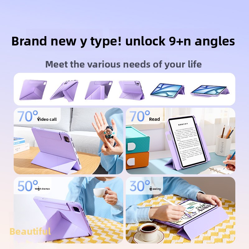 For iPad 7/8/9th Generation 10 - Ipad Cover Folio ulasan dan harga