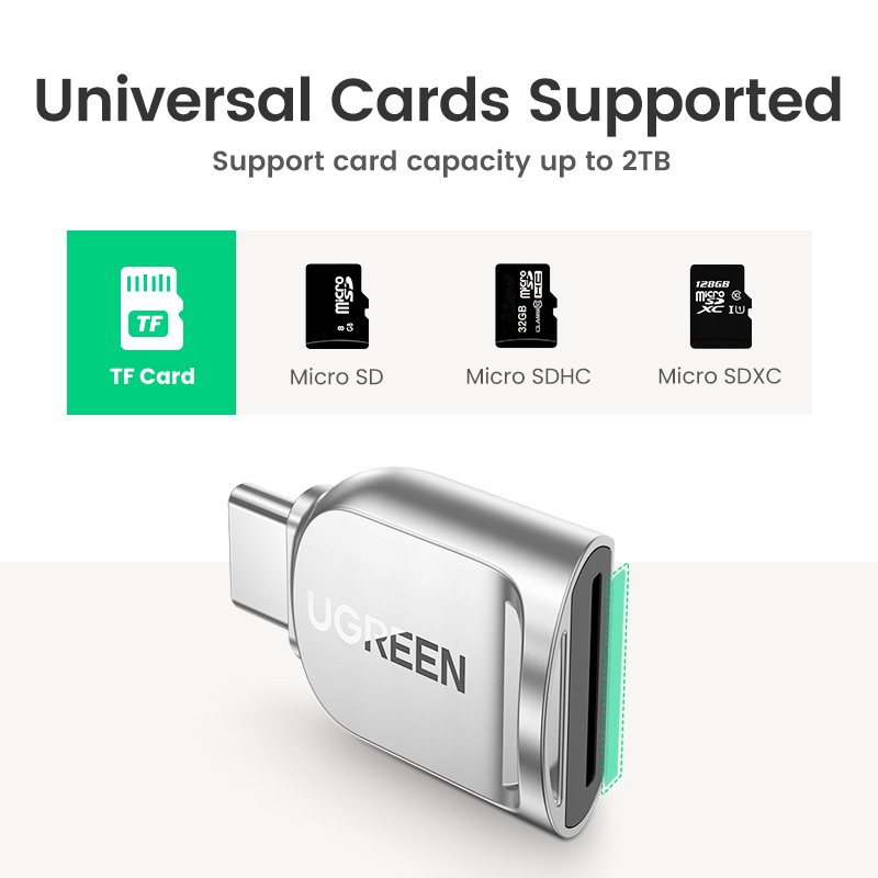 UGREEN Card Reader USB-C to Mi - Microsd Card Tablet ulasan dan harga