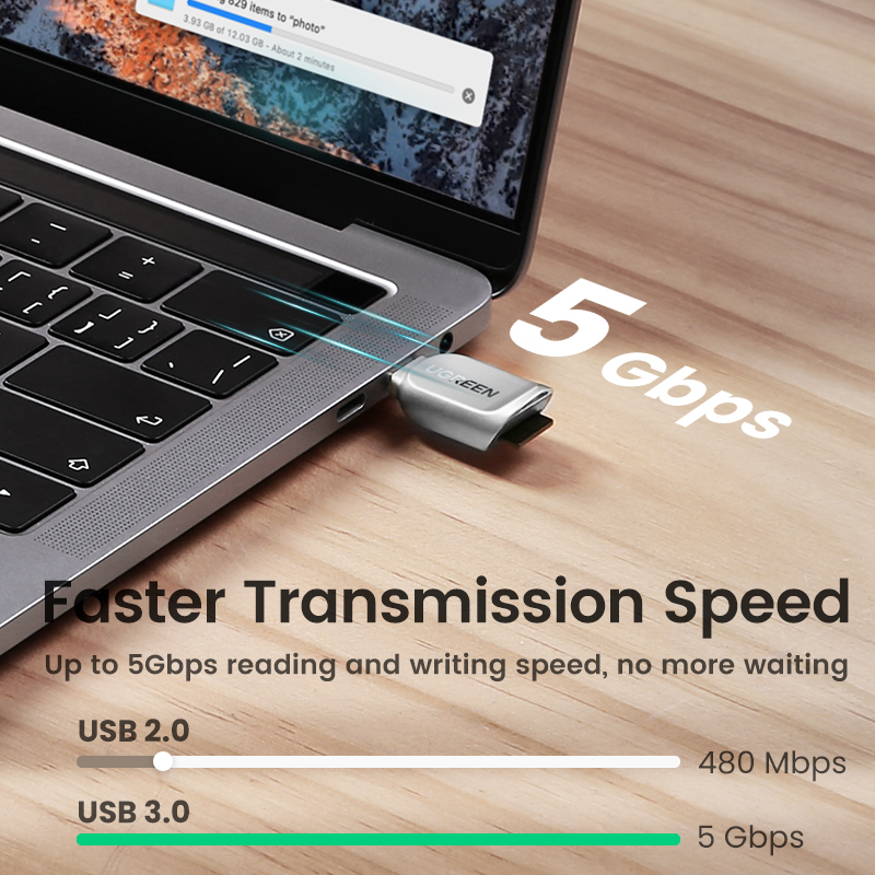 UGREEN Card Reader USB-C to Mi - Microsd Card Tablet ulasan dan harga