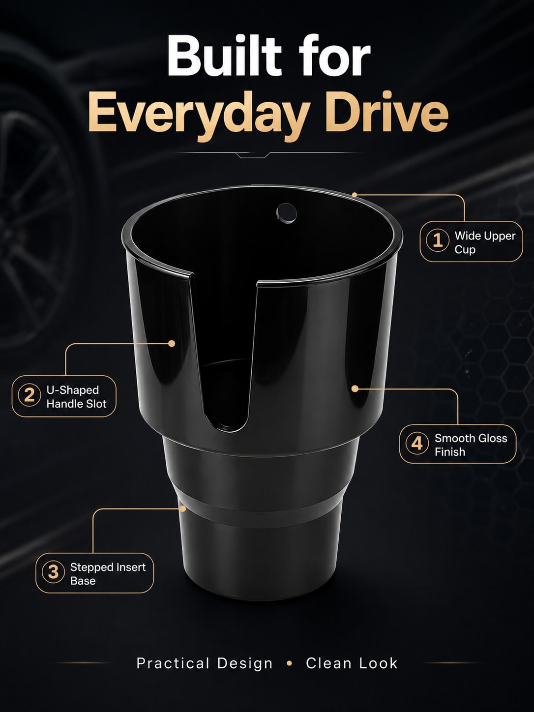 Car Cup Holder Expander Adapte - Tablet Accessories For Car ulasan dan harga
