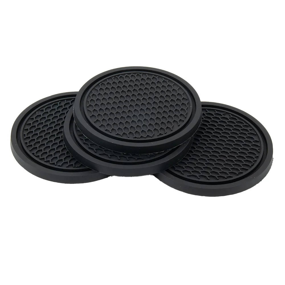 4pcs Car Coaster Non-Slip Sili - Tablet Accessories For Car ulasan dan harga