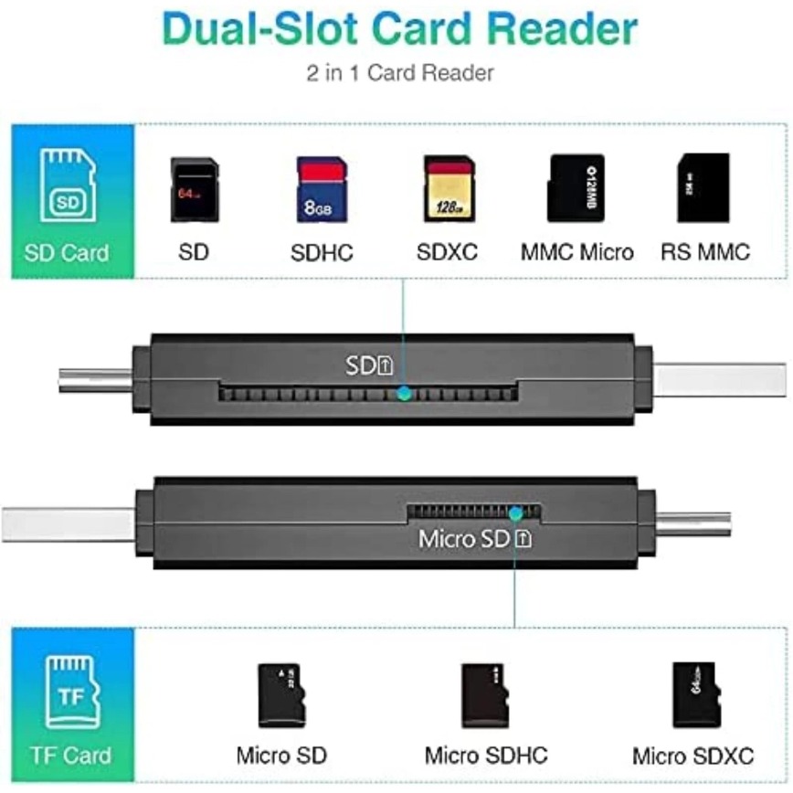 OTG Memory Card Reader 5-in-1  - Microsd Card Tablet ulasan dan harga