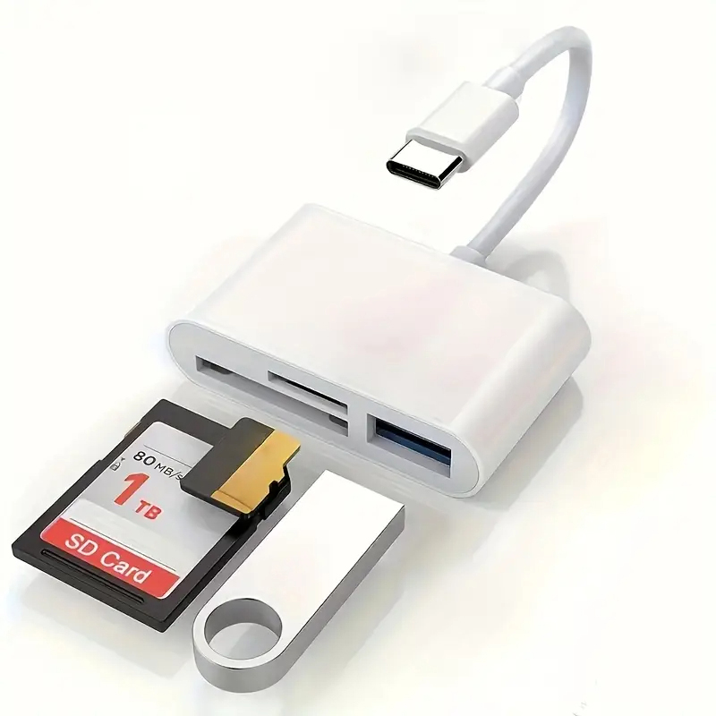 3-in-1 Type C Card Reader Micr - Microsd Card Tablet ulasan dan harga