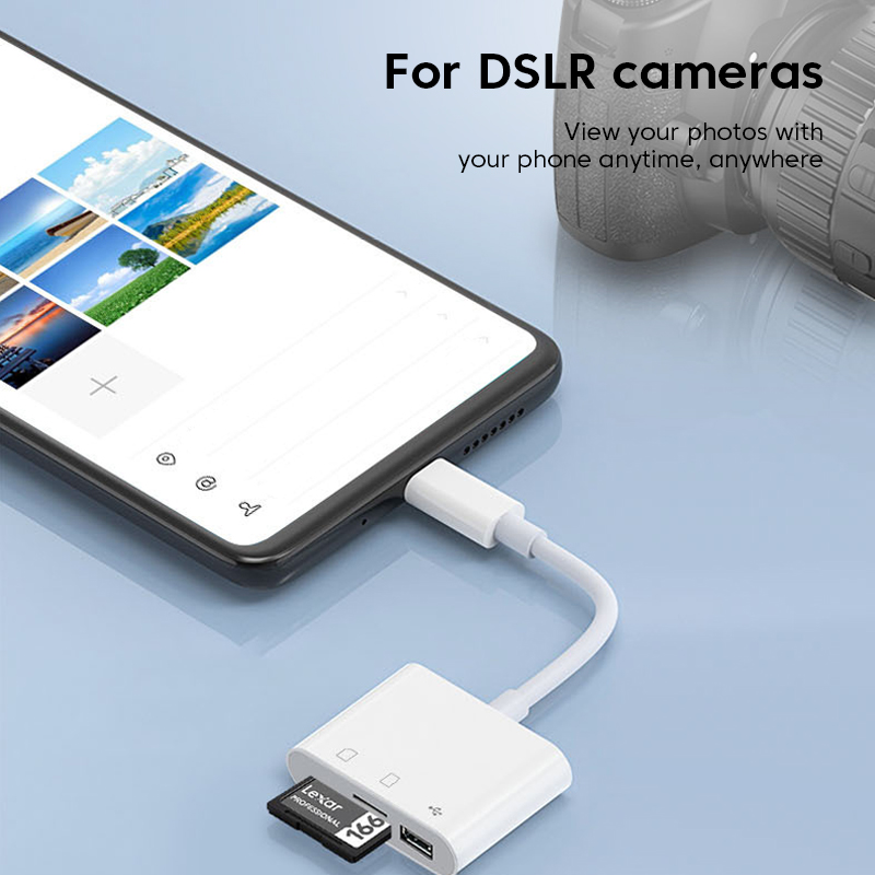 3-in-1 Type C Card Reader Micr - Microsd Card Tablet ulasan dan harga