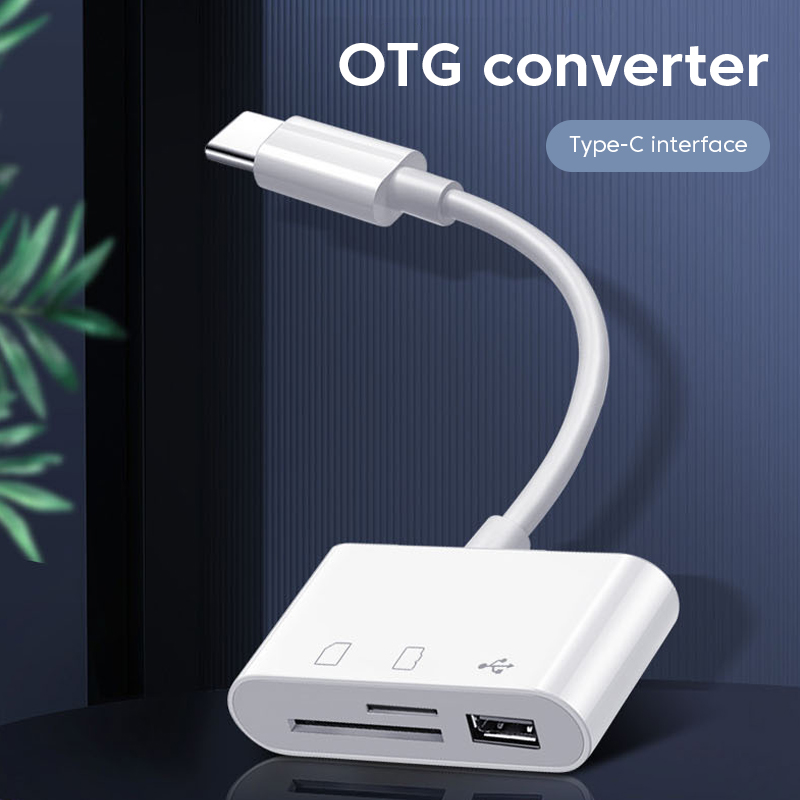 3-in-1 Type C Card Reader Micr - Microsd Card Tablet ulasan dan harga