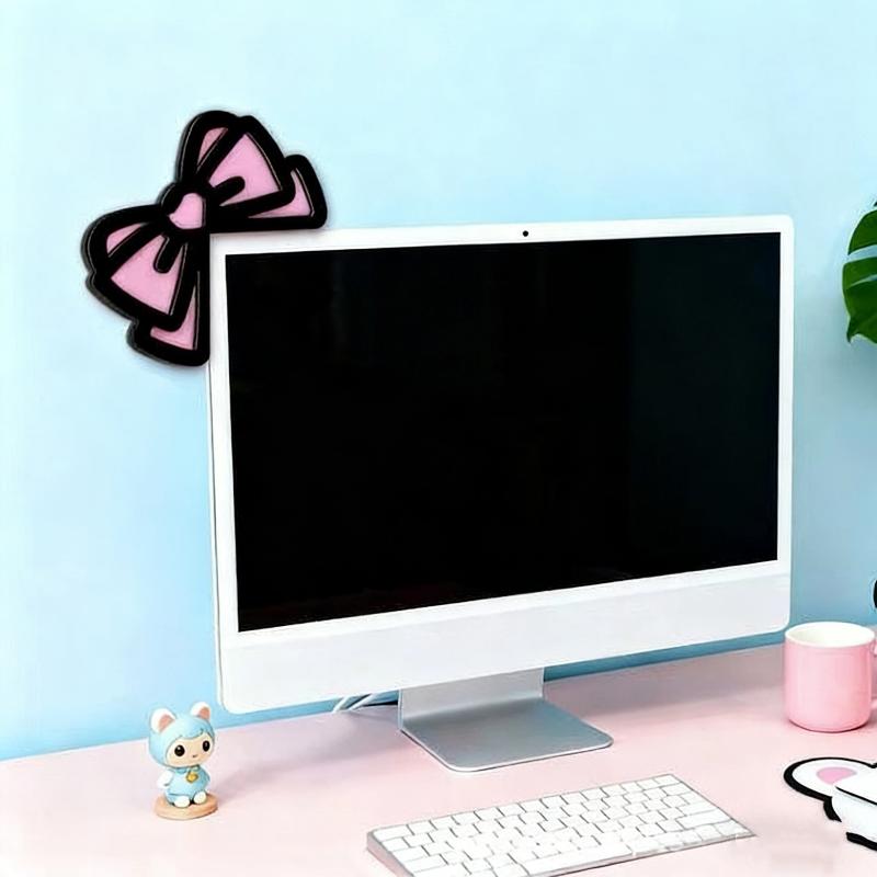 New 1/2Pcs Wooden Bowknot PC A - Tablet Lap Desk ulasan dan harga
