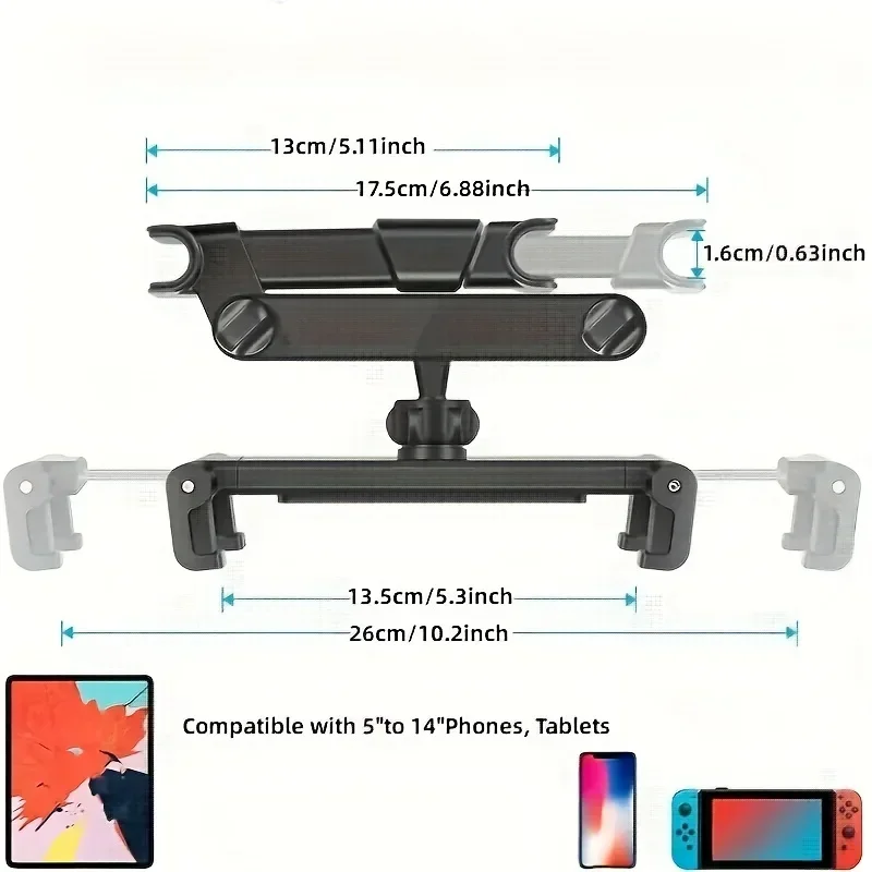 Foldable Car Phone Holder Back - Toddler Tablet Accessories ulasan dan harga