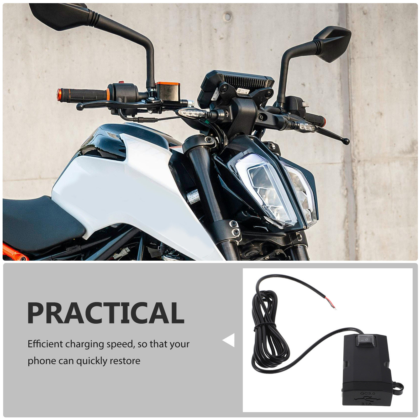 Motorcycle Waterproof Phone Ch - Tablet Car Mount ulasan dan harga