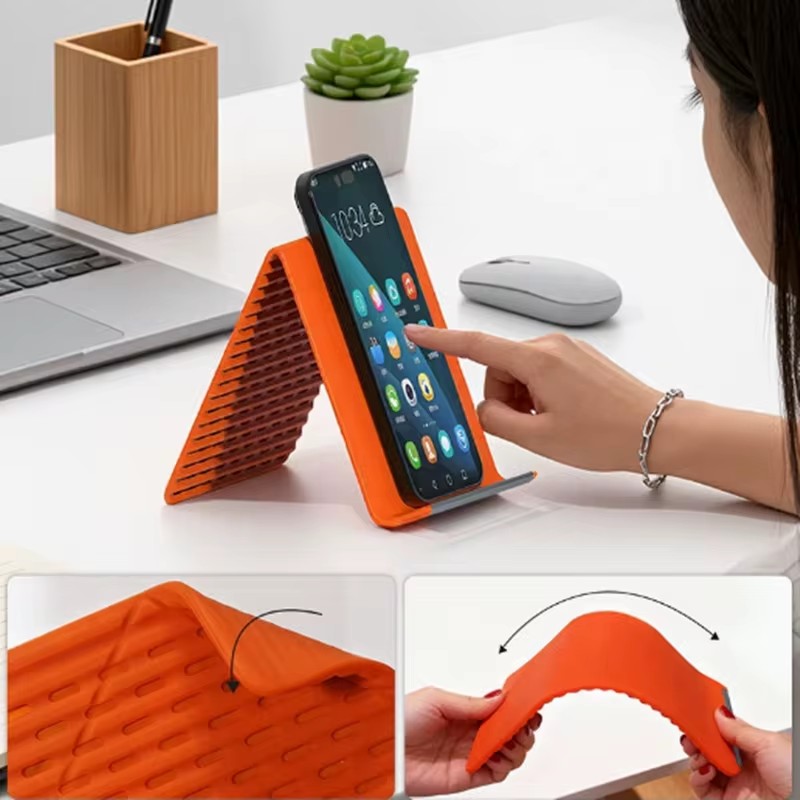 Portable Silicone Mobile Phone - Tablet Stand Adjustable ulasan dan harga