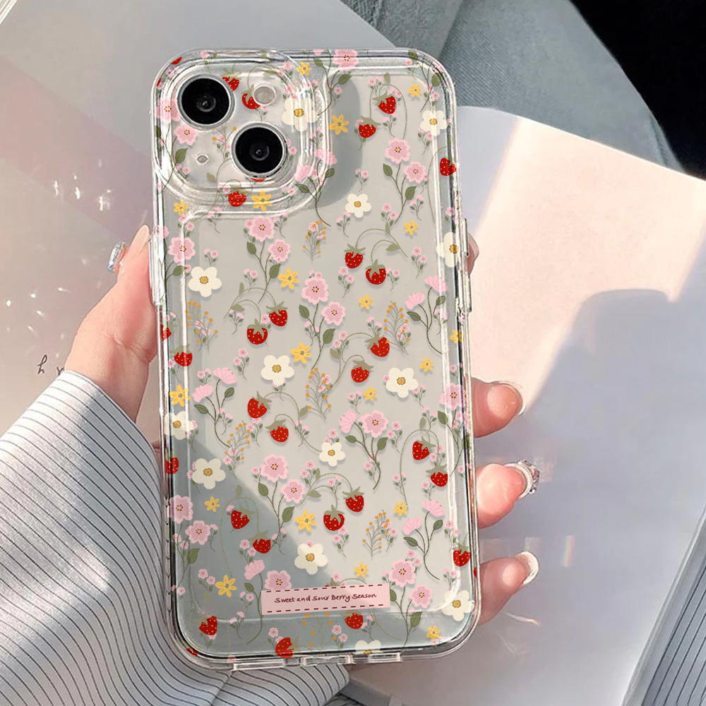 Aesthetic Floral Case For iPho - Tablet Accessories Aesthetic ulasan dan harga