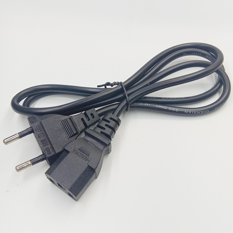 EU Euro Power Cord Plug IEC C1 - Tablet Lap Desk ulasan dan harga