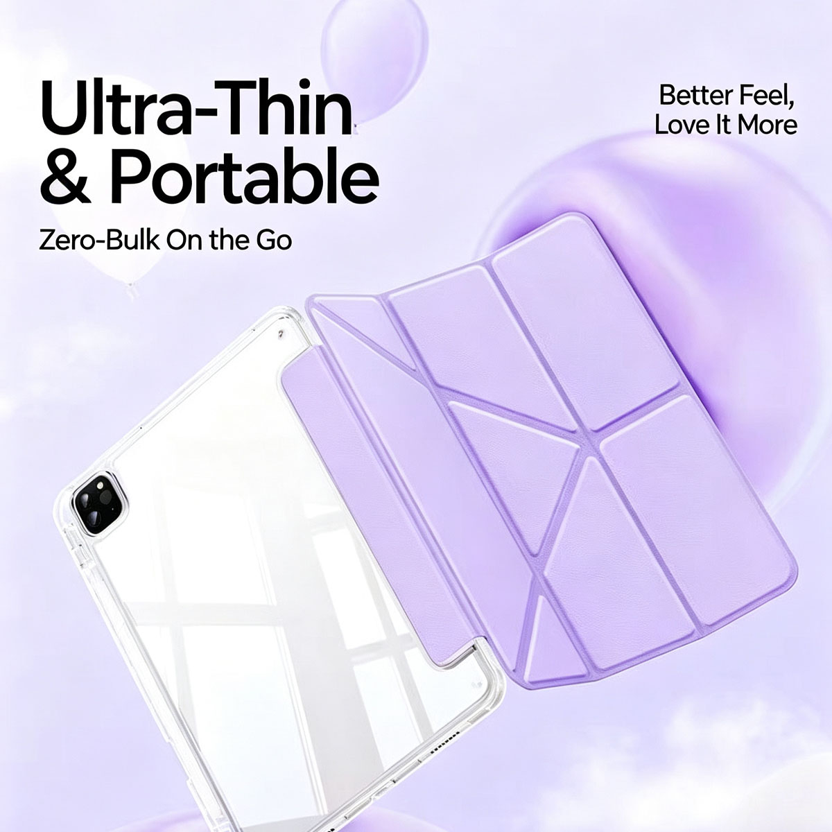 3+Y-fold Flip Clear Cover For  - Ipad Cover Folio ulasan dan harga