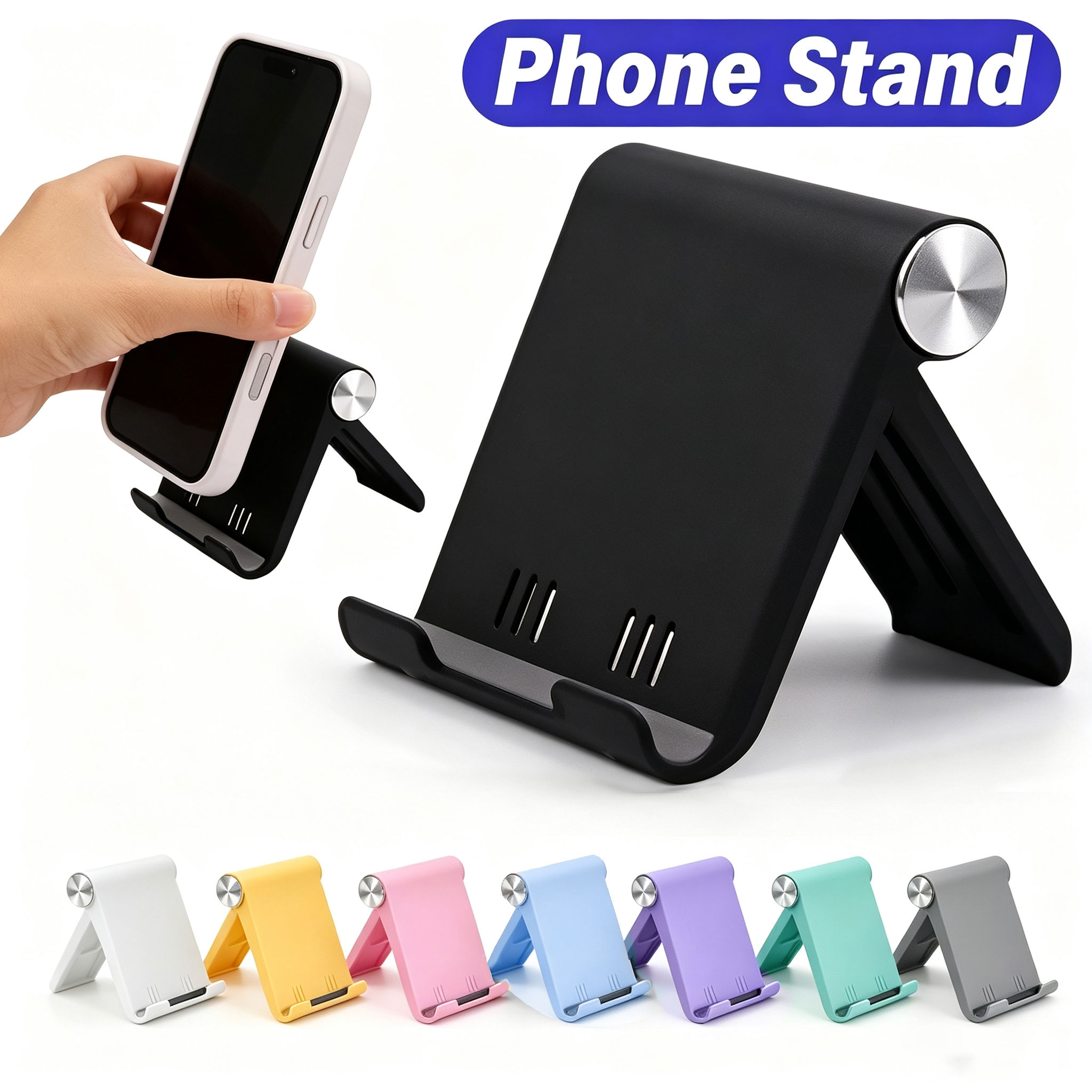 2pcs Foldable Phone Stand, 8 C - Tablet Stand Adjustable ulasan dan harga