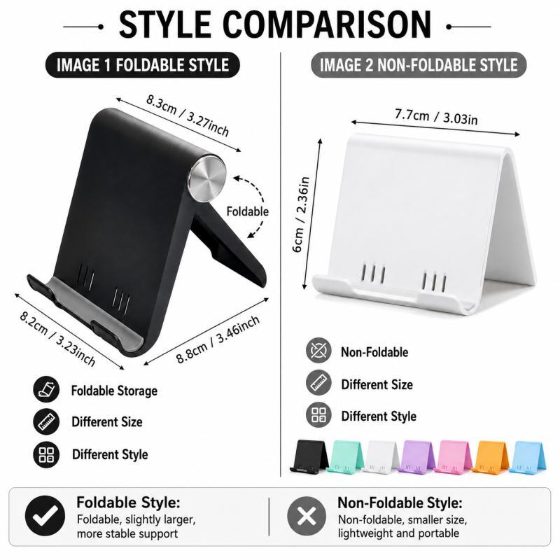 2pcs Foldable Phone Stand, 8 C - Tablet Stand Adjustable ulasan dan harga