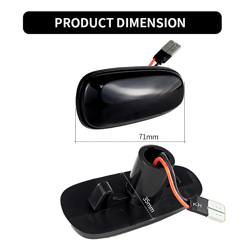2PCS LED Dynamic Side Marker L - Tablet Accessories Aesthetic ulasan dan harga