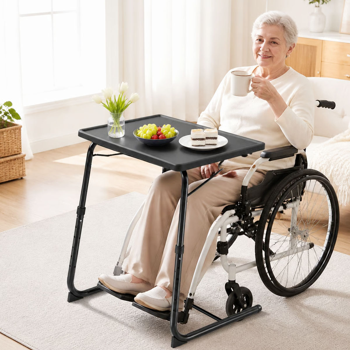 Adjustable Laptop Bed Table 6‑ - Tablet Lap Desk ulasan dan harga