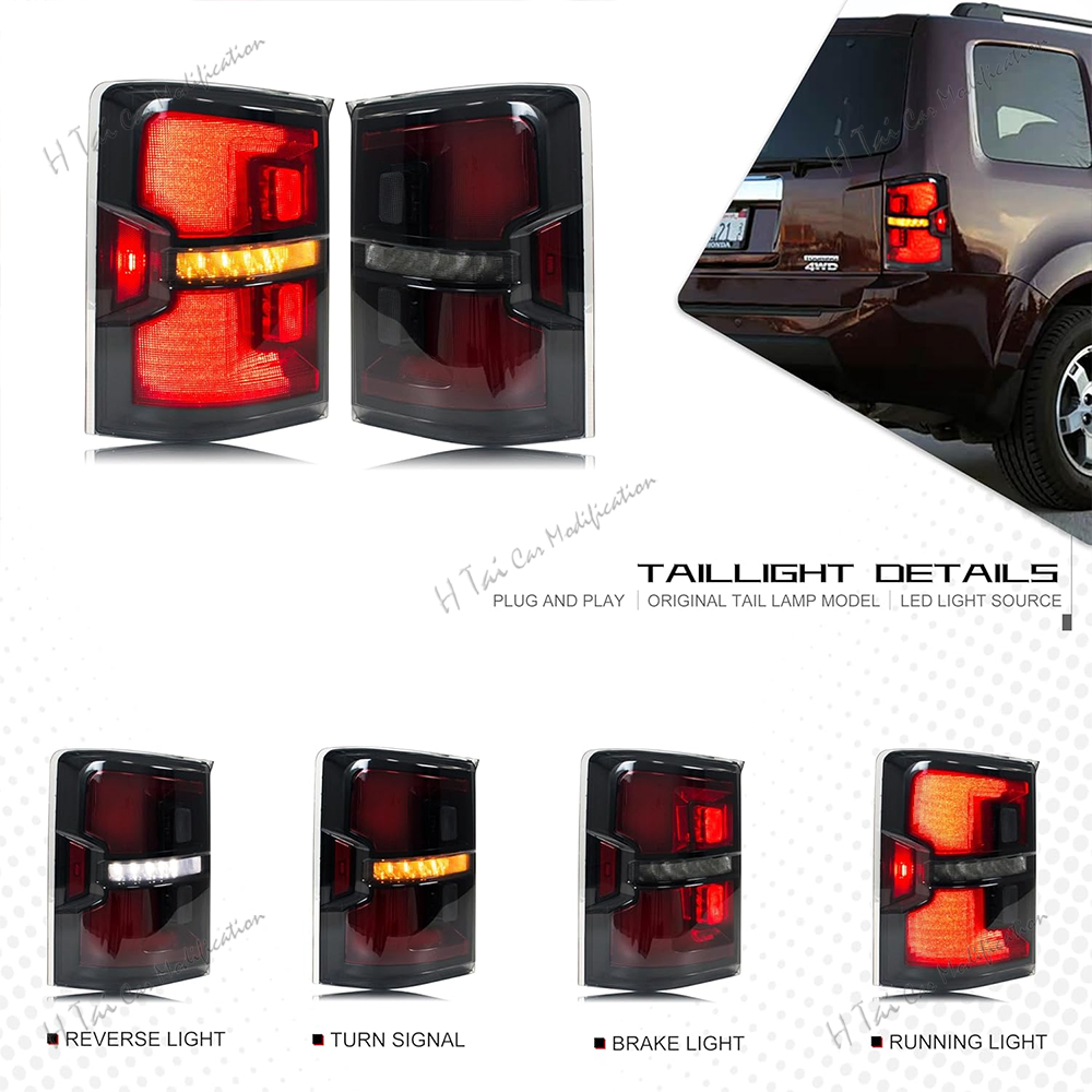 Pair LED Tail Lights For Honda - Tablet Accessories Aesthetic ulasan dan harga