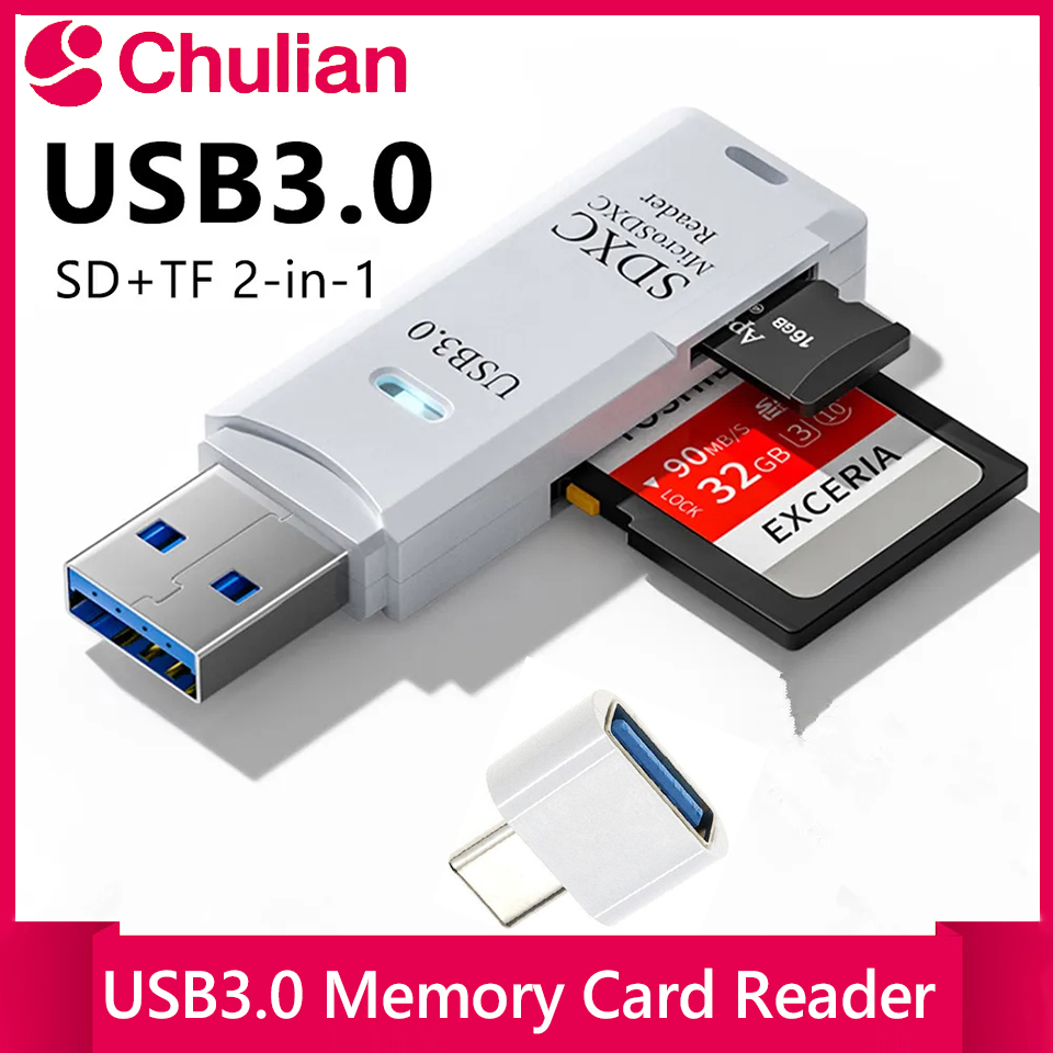 High-Speed 2-in-1 USB 3.0/2.0  - Microsd Card Tablet ulasan dan harga