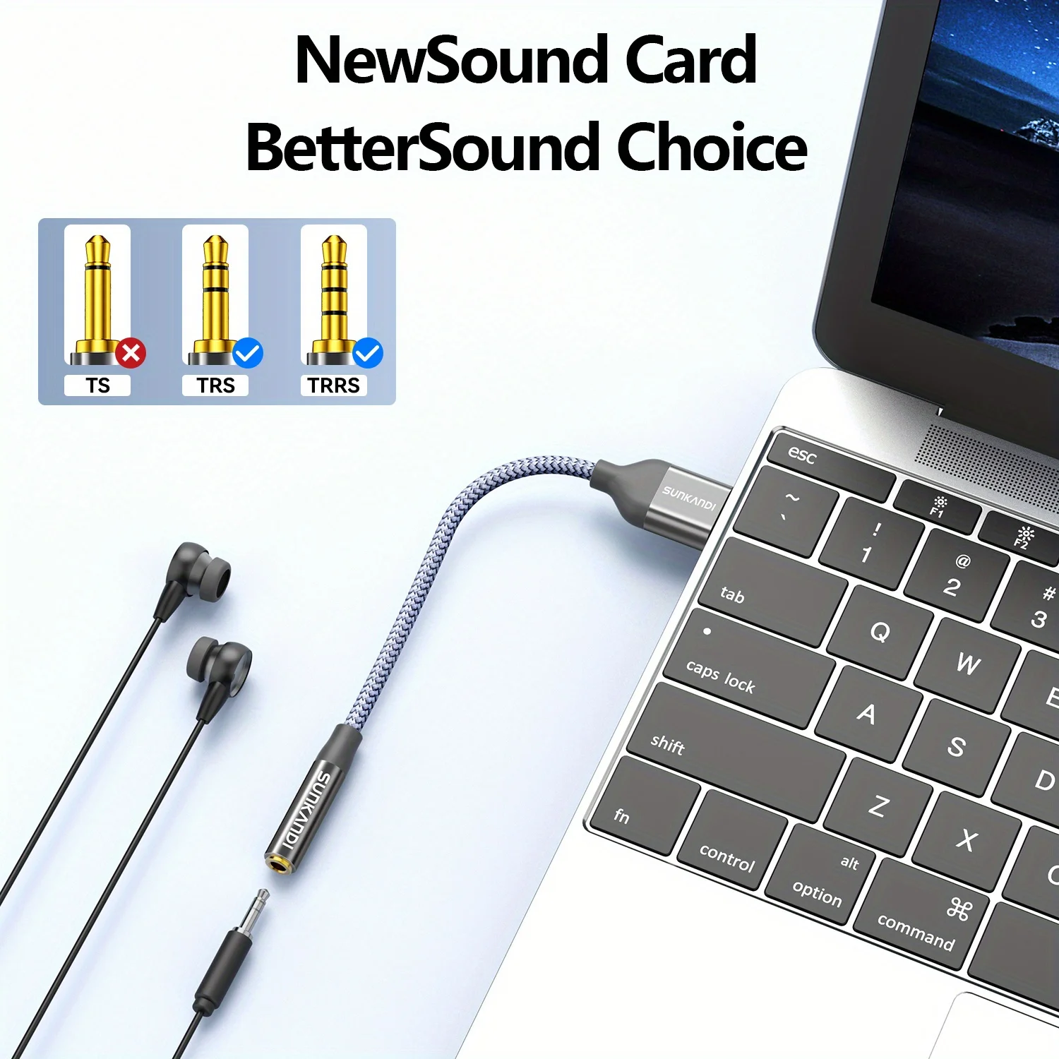 SUNKANDI USB to 3.5mm Audio Ja - Tablet Lap Desk ulasan dan harga