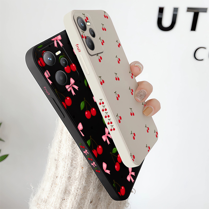 Cherry Print Case For OPPO Rea - Realme C67 ulasan dan harga